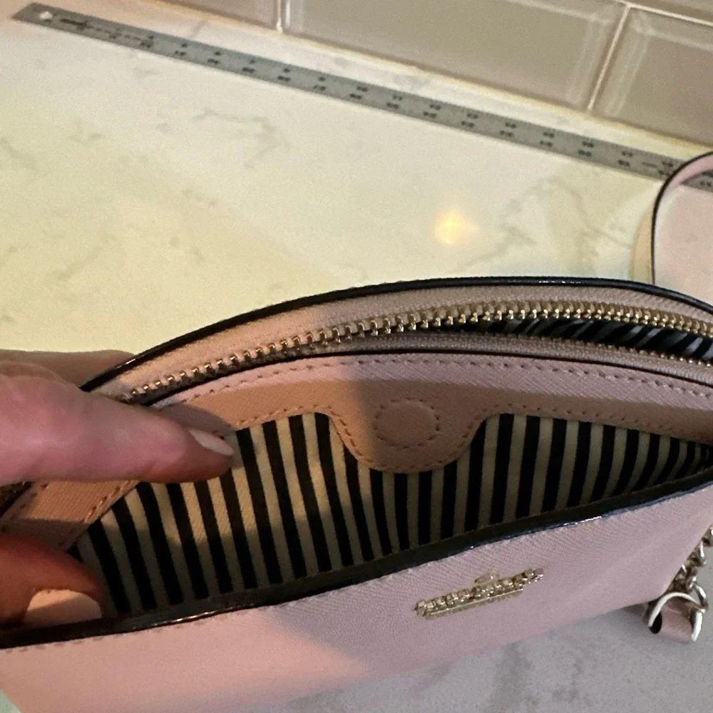 Kate Spade Cameron Street Hilli Crossbody Warm Vellum Pink Leather
